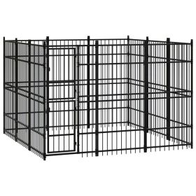 Outdoor Dog Kennel Steel 89.2 ft��