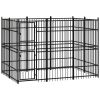 Outdoor Dog Kennel Steel 59.5 ft��