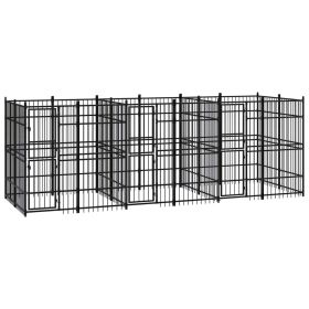 Outdoor Dog Kennel Steel 119 ft��