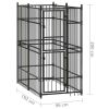 Outdoor Dog Kennel Steel 19.8 ft��