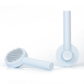 Ai Wo Dog Comb - Needle Comb Pet Brush Hair Remover Wholesale Cross border (colour: Comb 9- Blue, Specifications: PLUS style)