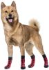 Christmas Anti-Slip Dog Socks; Waterproof Paw Protectors with Reflective Straps Traction Control for Indoor & Outdoor Wear; 4pcs