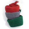 Dog knit Christmas scarf Creative teddy dog scarf