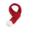 Dog knit Christmas scarf Creative teddy dog scarf